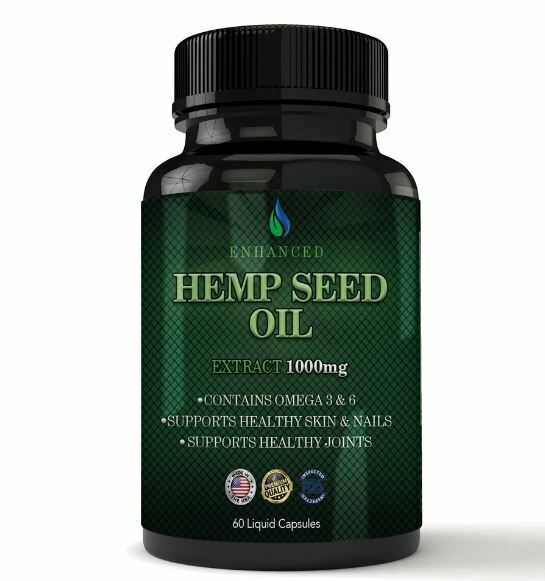 Hemp Seed Oil Healthy Skin Joints Supplement & L-Glutamine Tablet Muscle Support