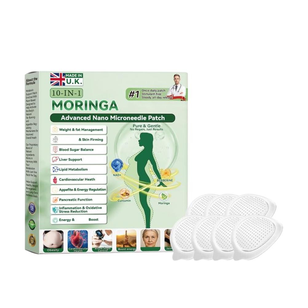 10-in-1 Moringa Advanced Nano Microneedle Patch Skin 7pcs/box Firming