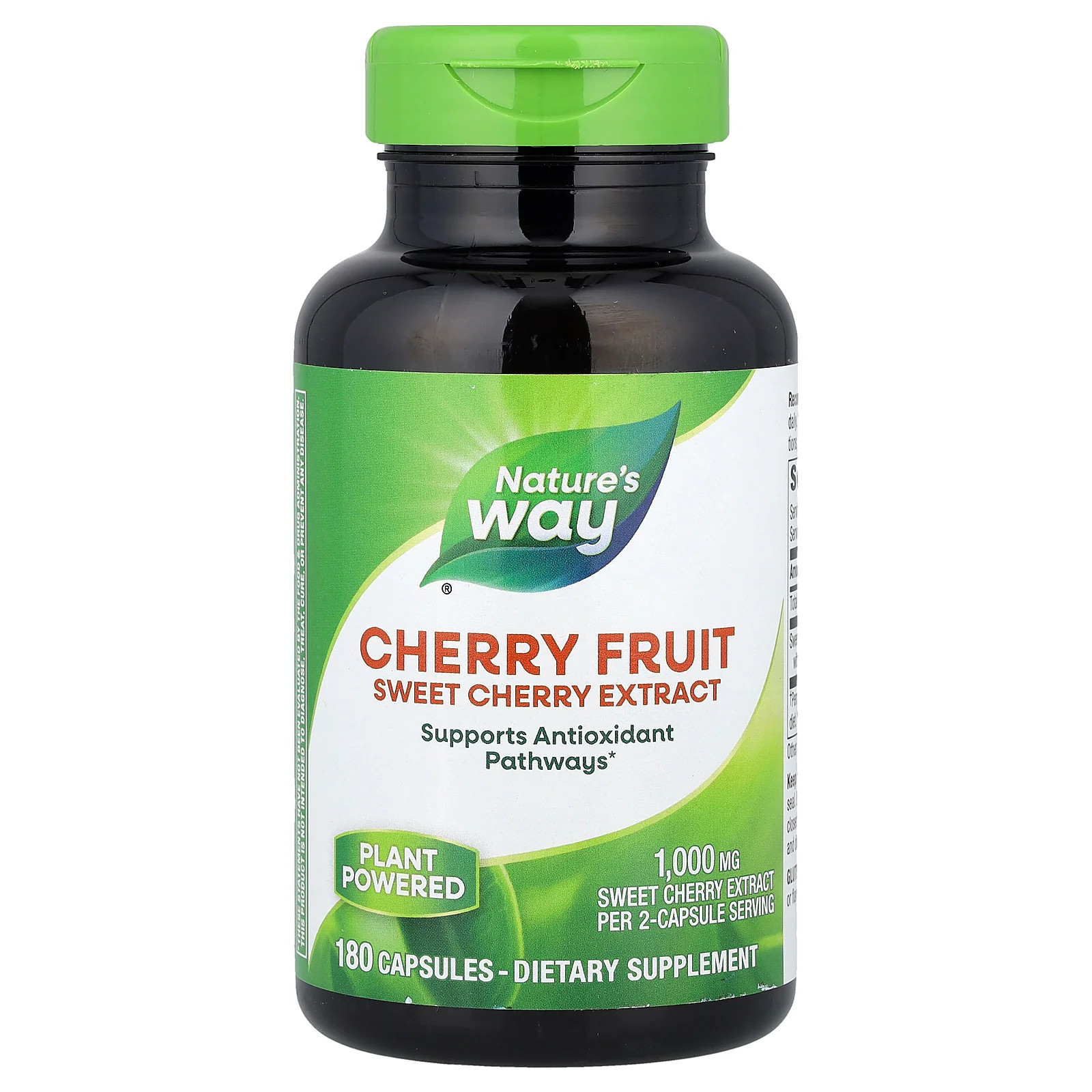 2 X Nature’s Way, Cherry Fruit, Sweet Cherry Extract, 180 Capsules (500 mg per