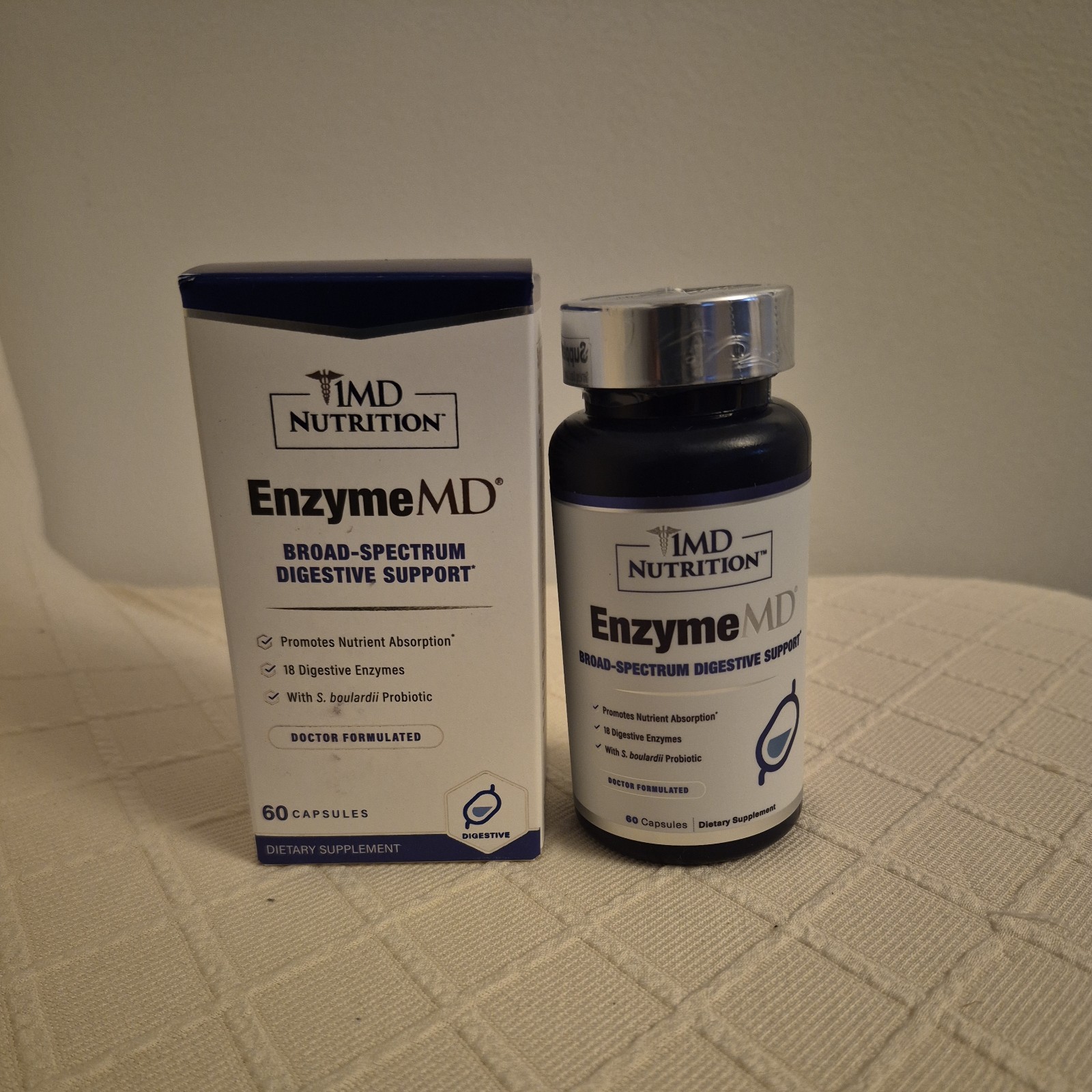 Enzyme MD- Digestive Enzymes Supplement – Doctor Formulated | 60 Capsules
