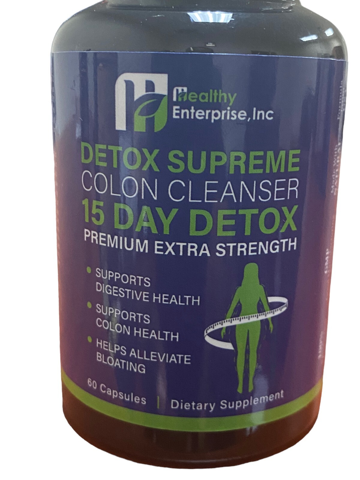 DETOX SUPREME COLON CLEANSER PREMIUM EXTRA STRENGTH 15 days Healthy Enterprise