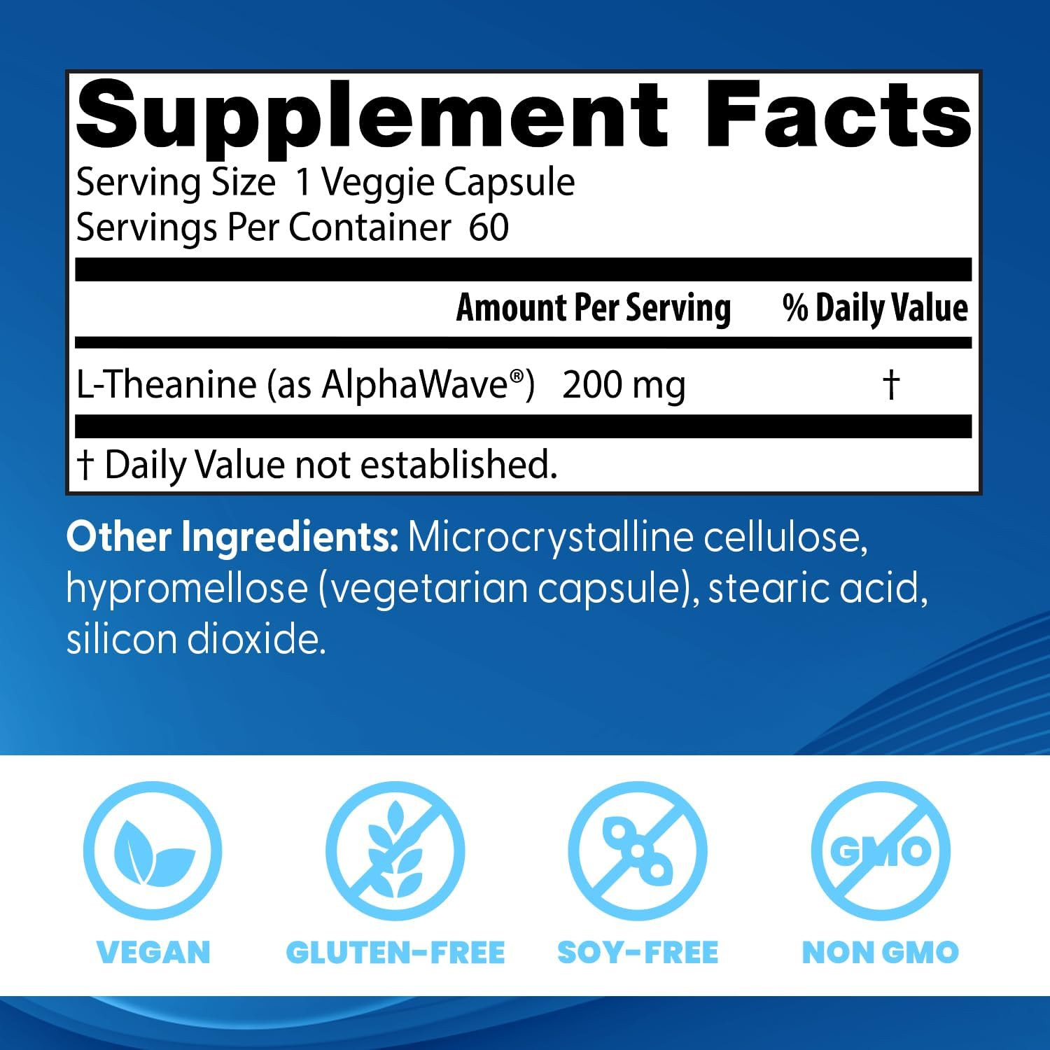 Doctor’s Best L-Theanine Alphawave, Helps Support Relaxation and Mental Clarity,