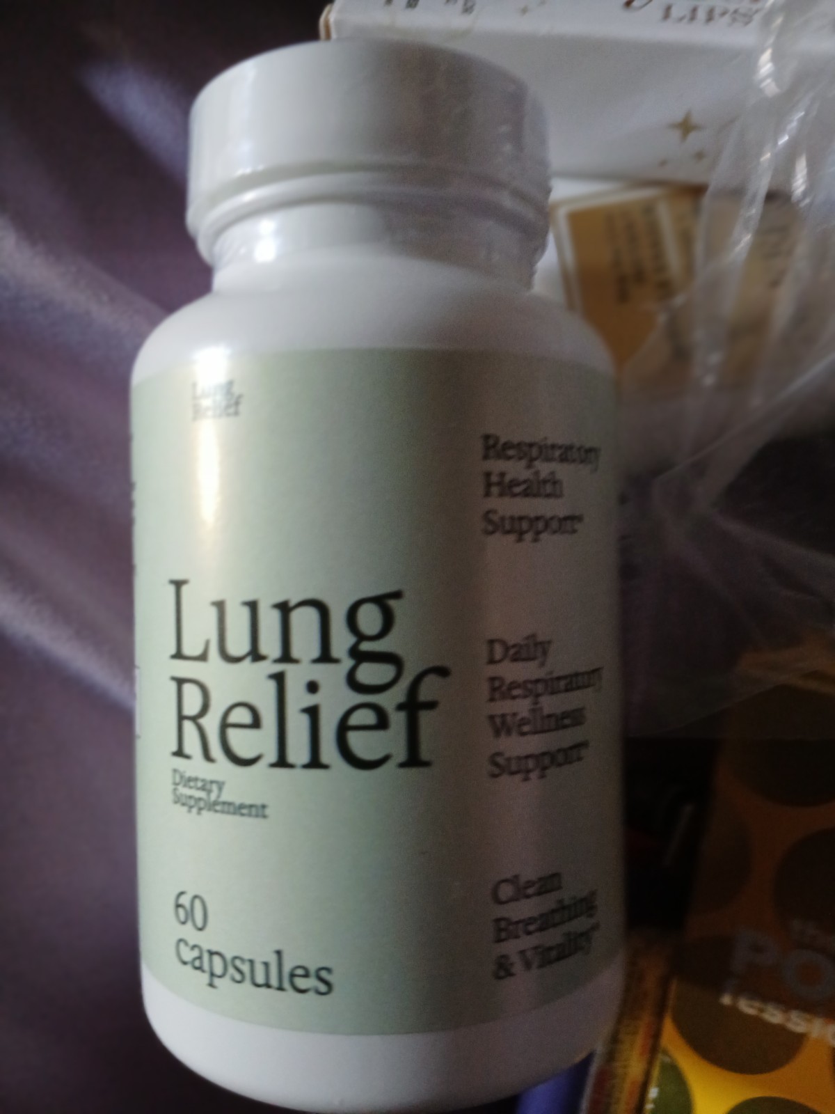 LUNG RELIEF FOR COPD NEW SEALED High Level Supplements Exp. 11/2028 GREAT DEAL