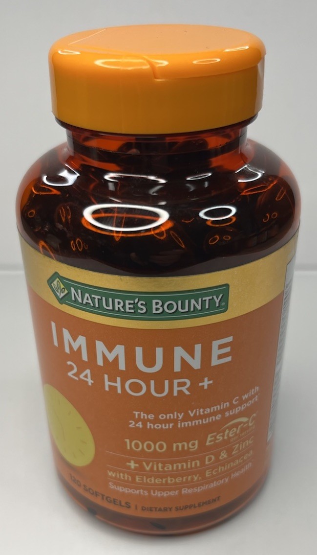 Nature’s Bounty Immune 24 Hour + 120 Softgels Factory Sealed Exp 08/26 Lot Of 2