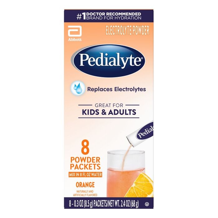 Pedialyte Electrolyte Orange Pwd 8X0.3Oz