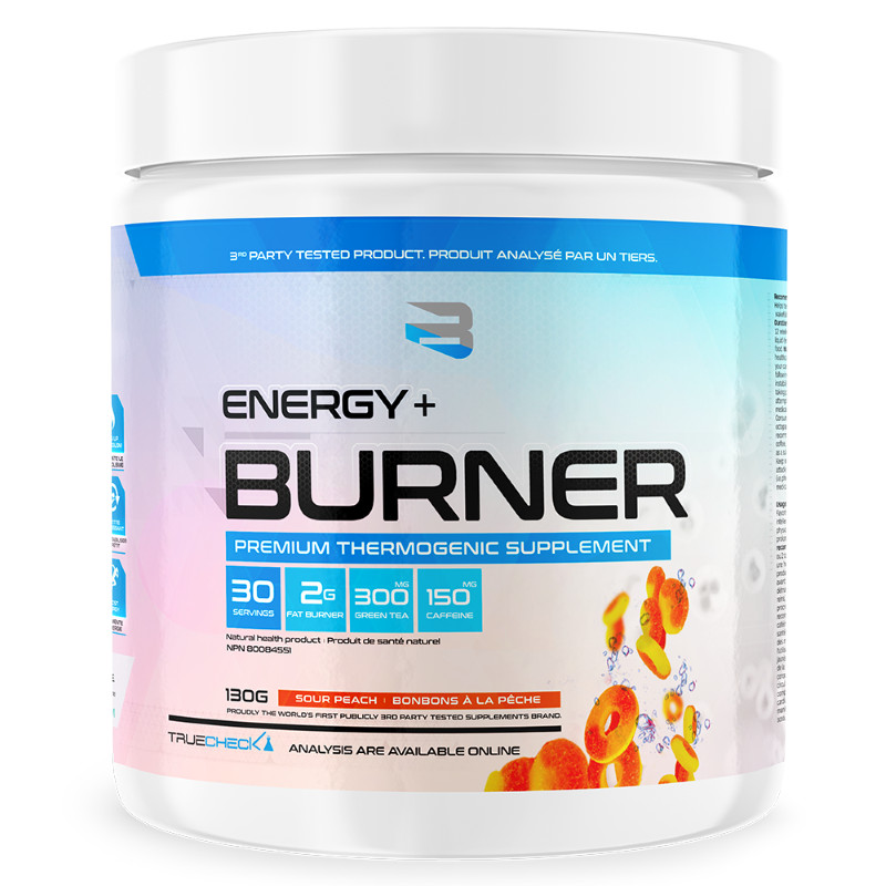 BELIEVE Energy+Burner Sour Peach 30 Servings 130 g 1605302500