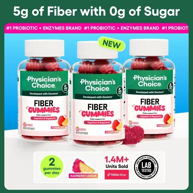 Choice Physician’s Fiber Gummies 3-Pack: Digestive Health & Regularity
