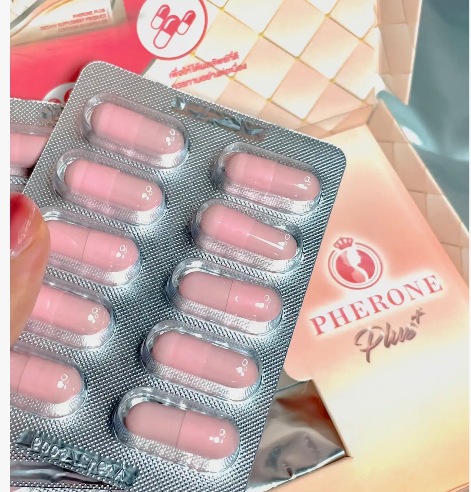 PHERONE PLUS Dietary Supplements Female Collagen Antioxidant Vitamin Skin Food