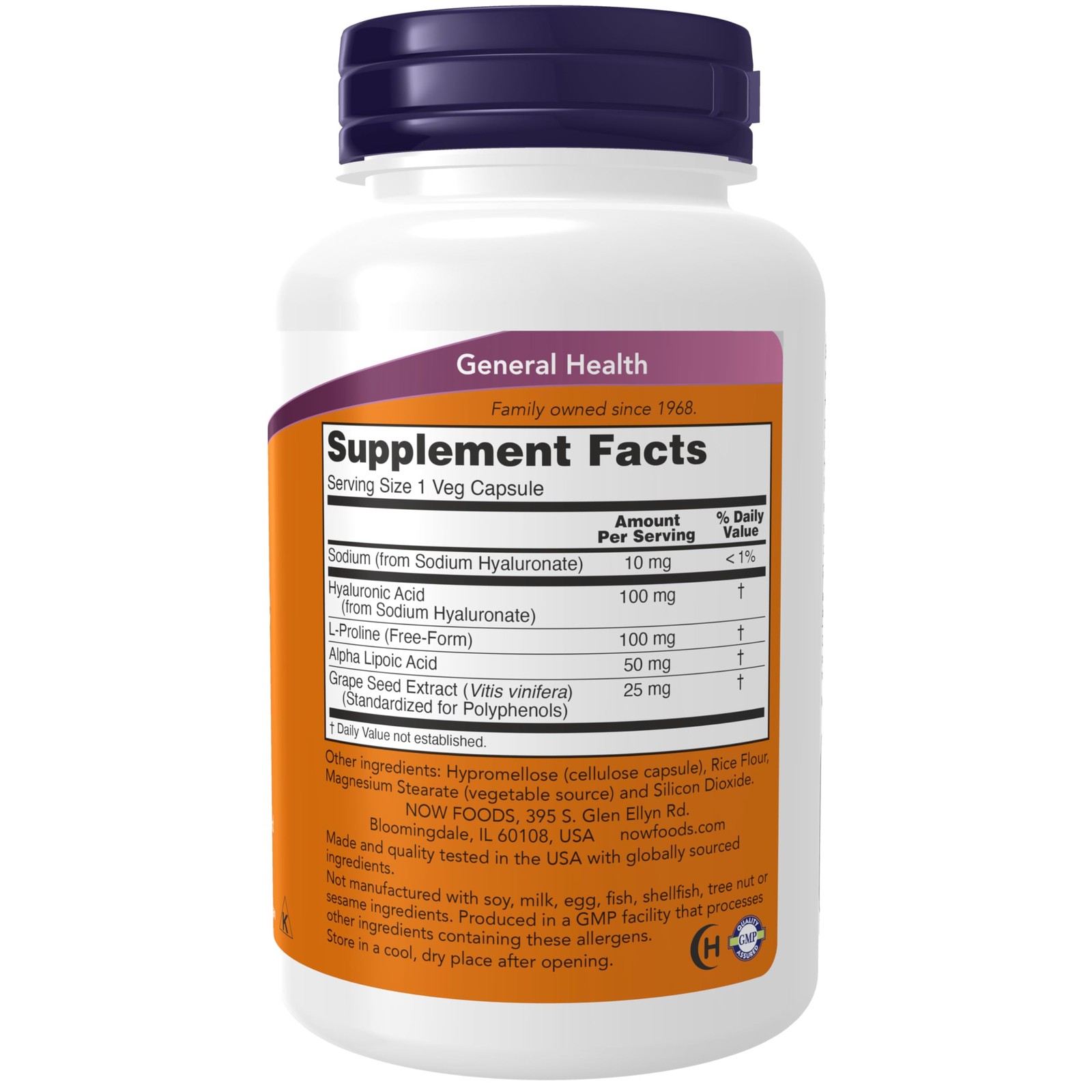 NOW Foods Supplements, 120 Count (Pack of 1), Cream/Beige W/Speckles