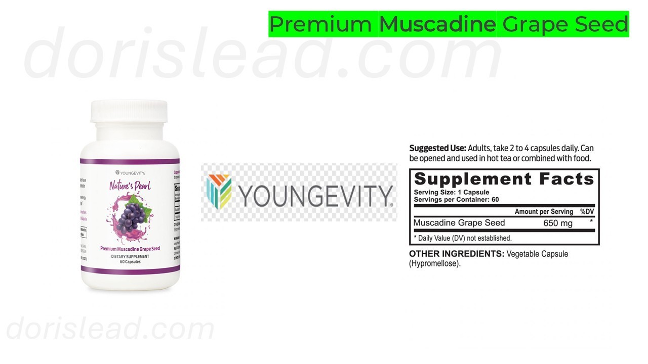 Youngevity -Premium Muscadine Grape Seed 60 -TrueCleanse and I26 capsules