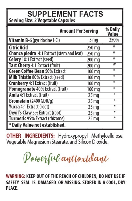 Berry Kick – URIC ACID COMPLEX – Natural Blend — 2 Bottles