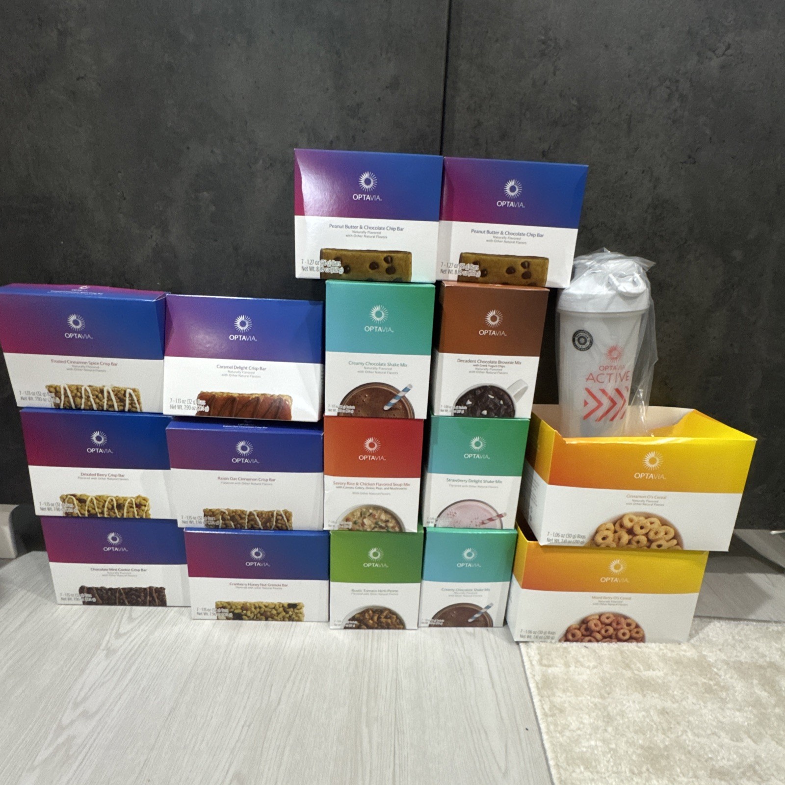Optavia Mixed Lot 112 Total Meals 16 boxes NOT EXPIRED NEW