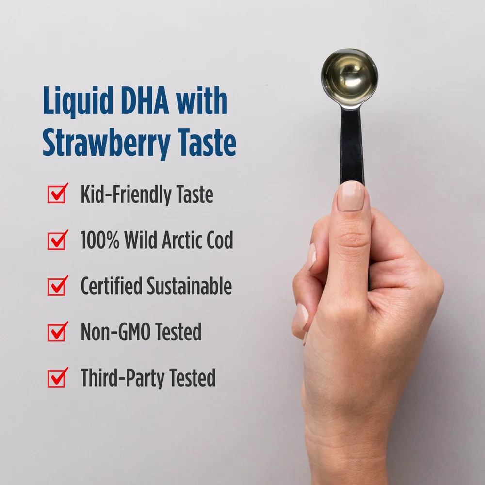 Nordic Naturals Children’s DHA Liquid – Omega-3 DHA Oil For Kids, 4 oz.