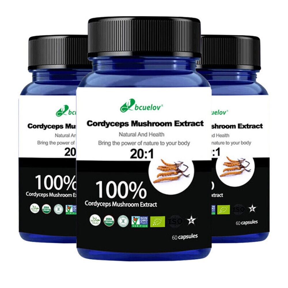 Cordyceps Mushroom Extract – Enhance Energy – 30/60/120 Capsules