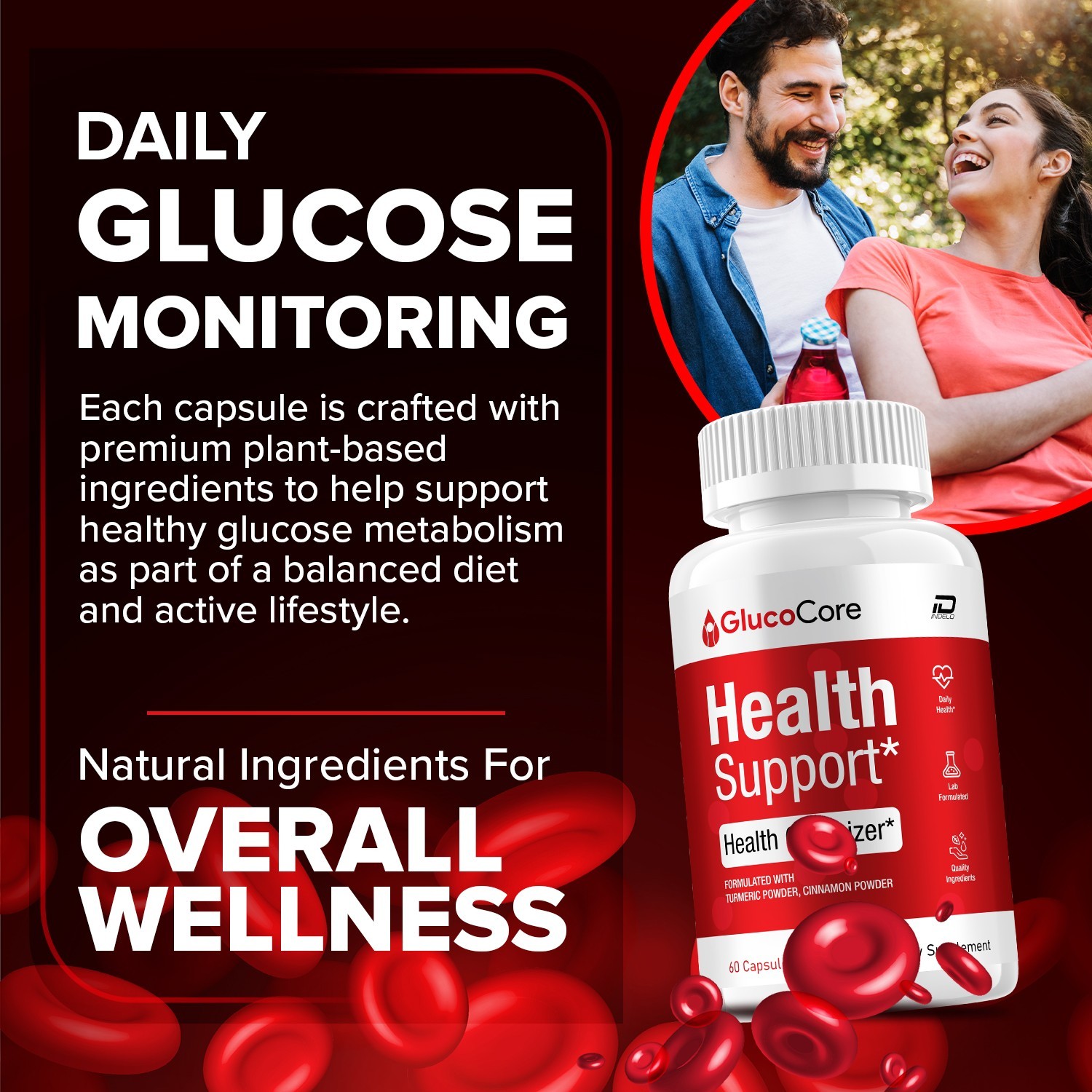 (5 Pack) Gluco Core Capsules – GlucoCore Natural Blend Glycogen Support