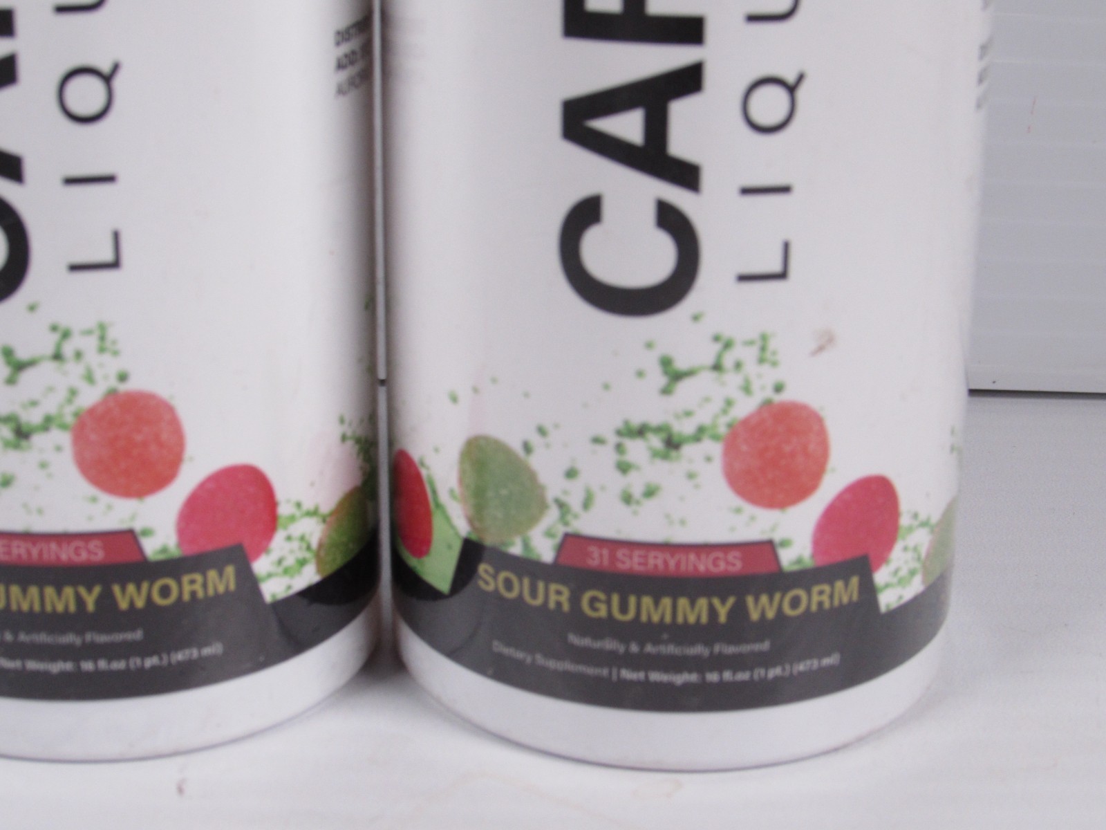 ABYST Carnitine Liquid 3000mg Per Serving Dietary Sour Gummy Worm (4) BOTTLES