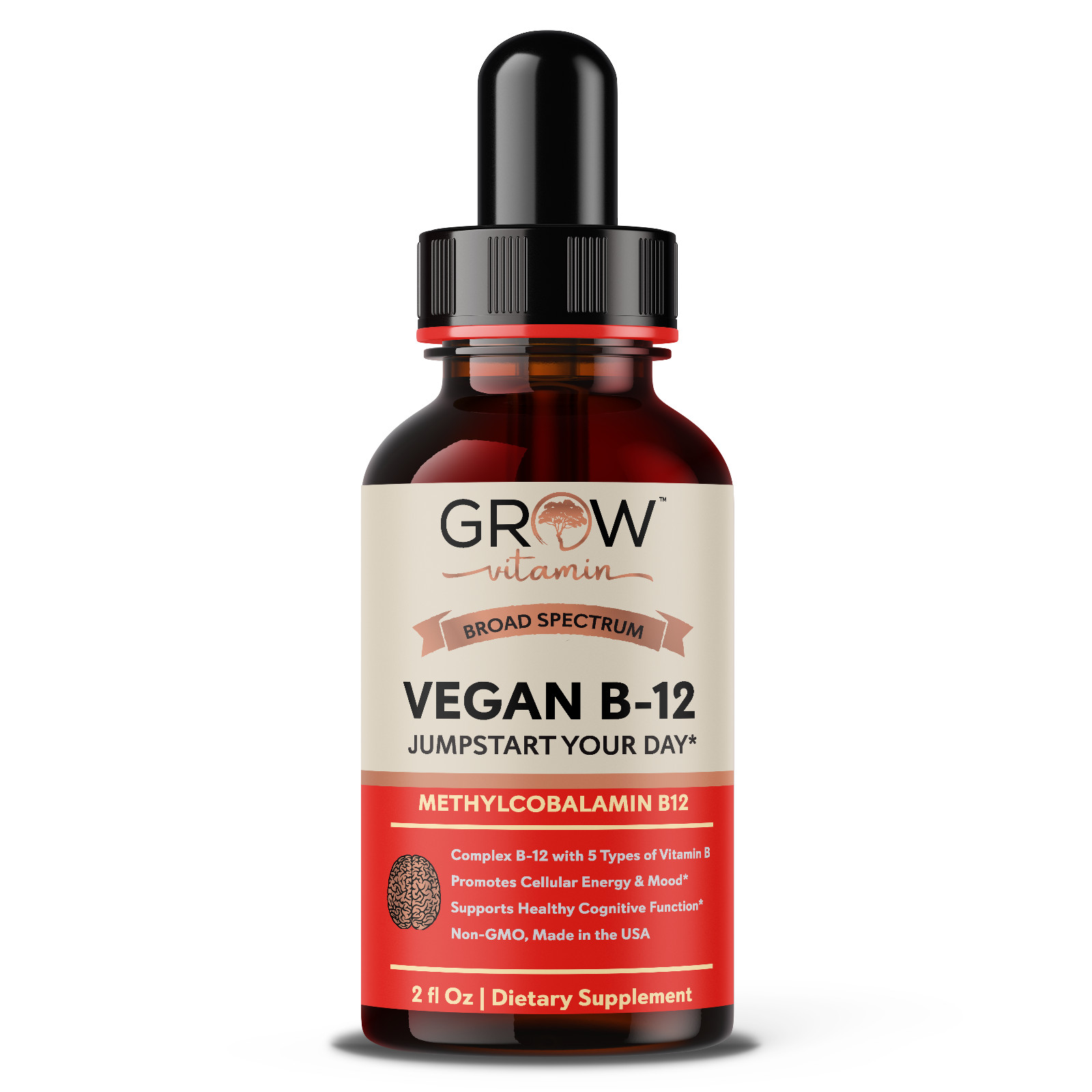 Extra Strength 6000mcg Vitamin B12 Sublingual Liquid Drops Methylcobalamin B 12