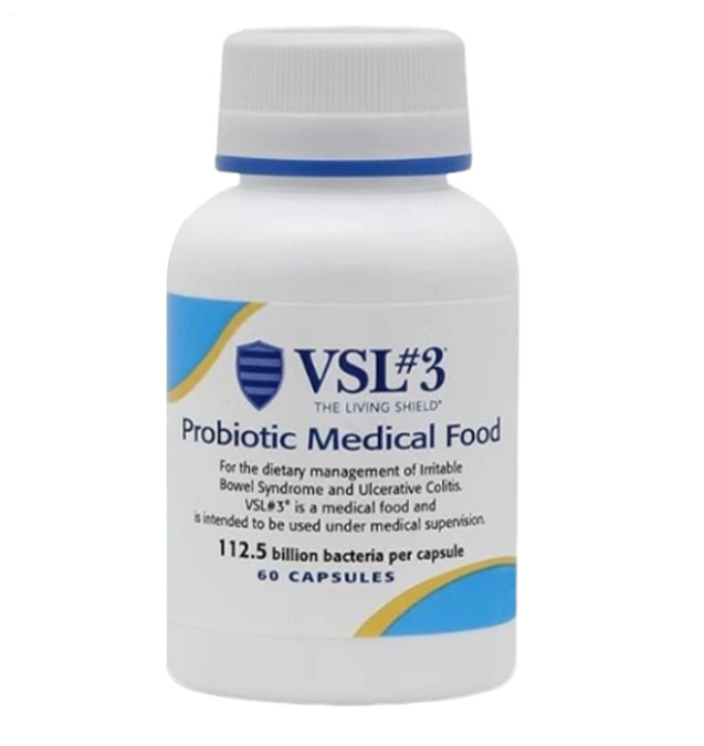 “60 Softgelsules, Probiotics VSL#3 112.5B CFUs – High-Potency Gut Support”