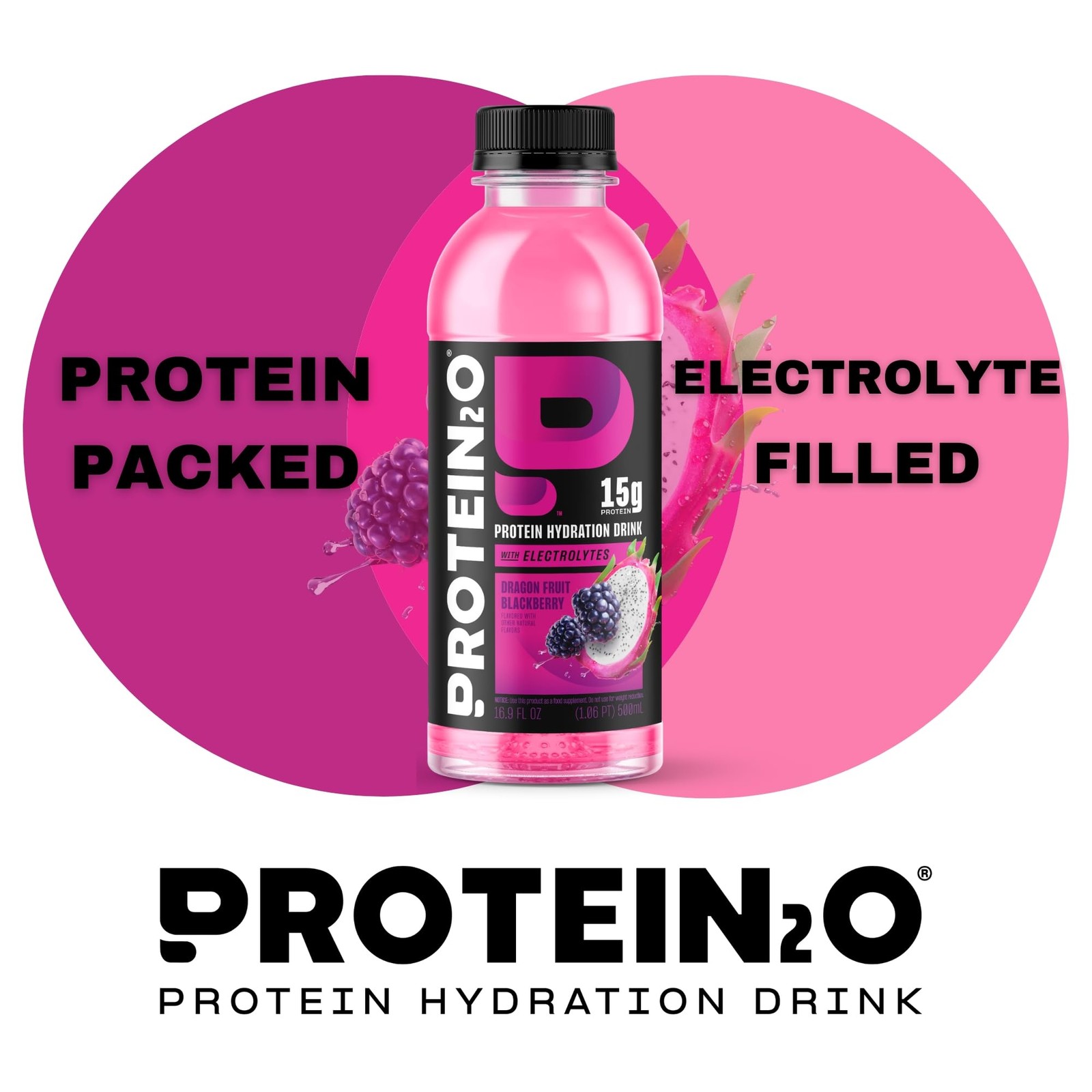 Protein2o Whey Protein Isolate Drink 15g Protein 350mg Electrolytes 12 Count
