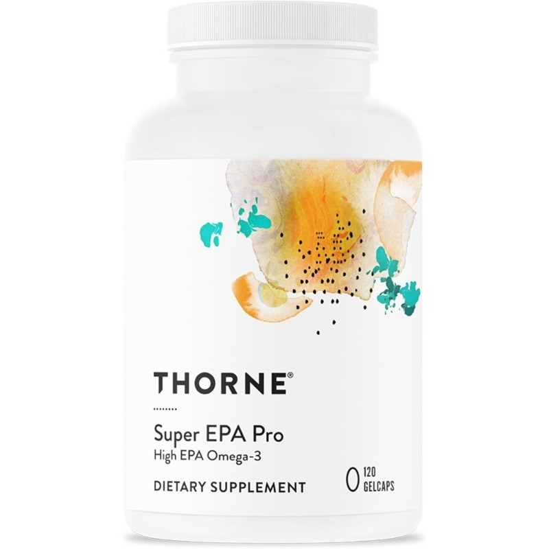 THORNE – Super EPA Pro – Omega-3 Fish Oil with EPA and DHA-120 Soft Capsules-