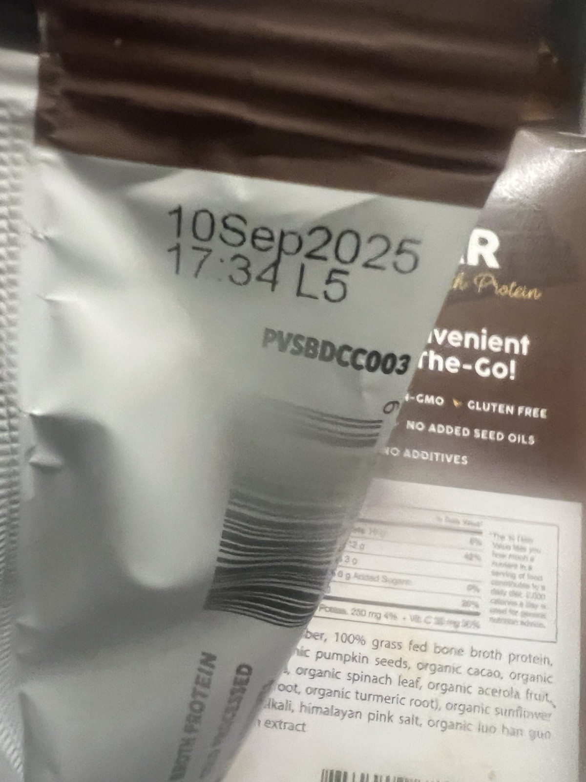Paleovalley Superfood Bar – Dark Chocolate Chip New BB 9/10/2025