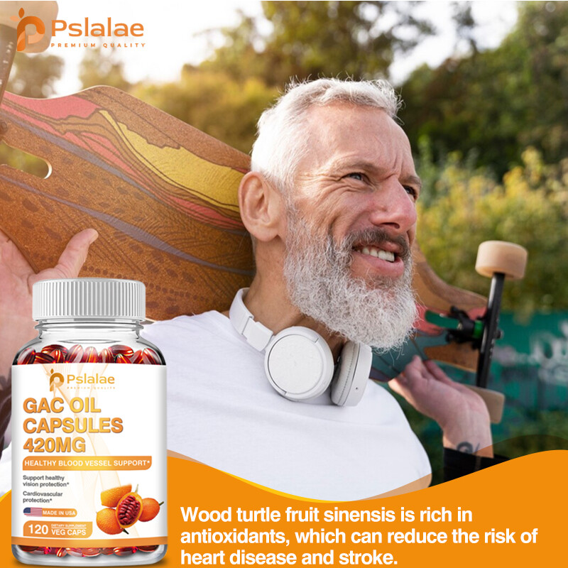 Gac oil 420mg – Beta Carotene, Lycopene, Alpha Tocopherol, DHA – Vision Health
