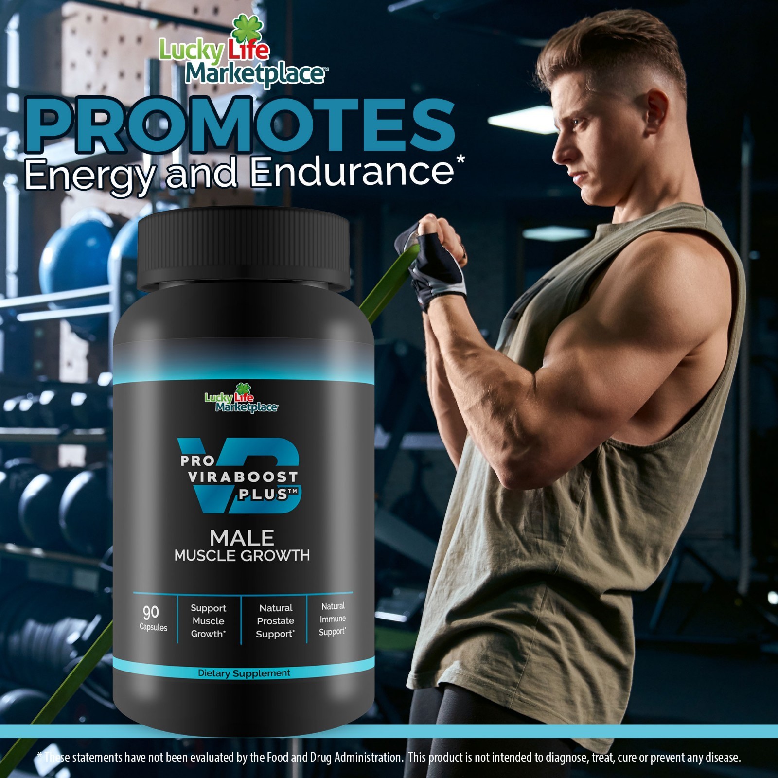 Pro VB Viraboost Plus – Male Prostate Support Supplement – Zinc & Vitamin D