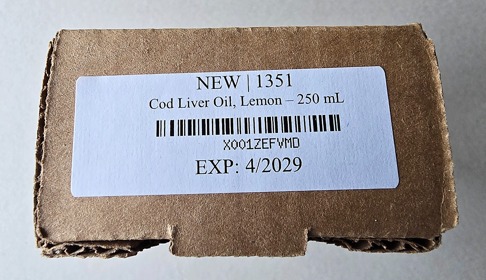 Carlson Cod Liver Oil 8.4 fl oz (250 ml) Wild Norwegian Lemon Flavor Brand New