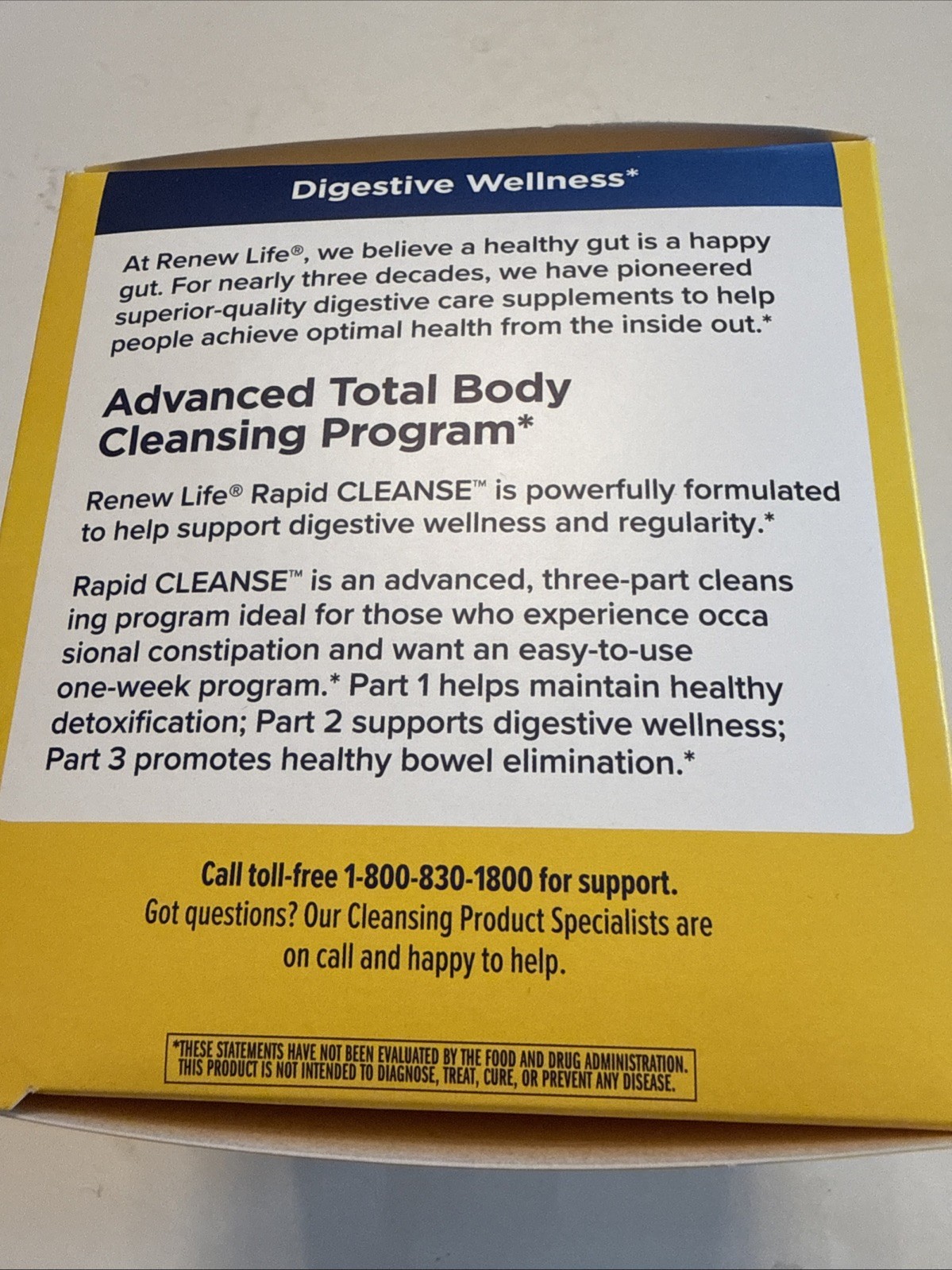 Renew Life Total Body Rapid Cleanse, Complete 7-Day Internal Cleanse