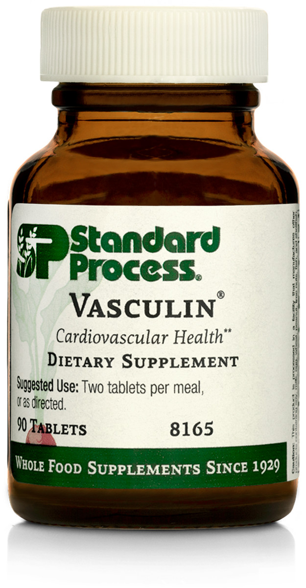 Standard Process Vasculin Whole Food Heart Health, 90 Tablets