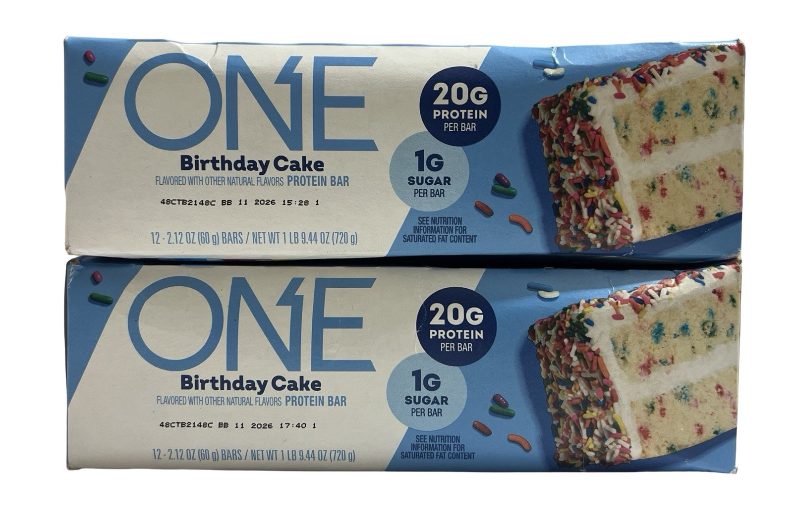 (52) ONE Bars ~ 3 Assorted Flavors ~ 20g Protein ~ Gluten Free ~ BB: 09/30/2026+