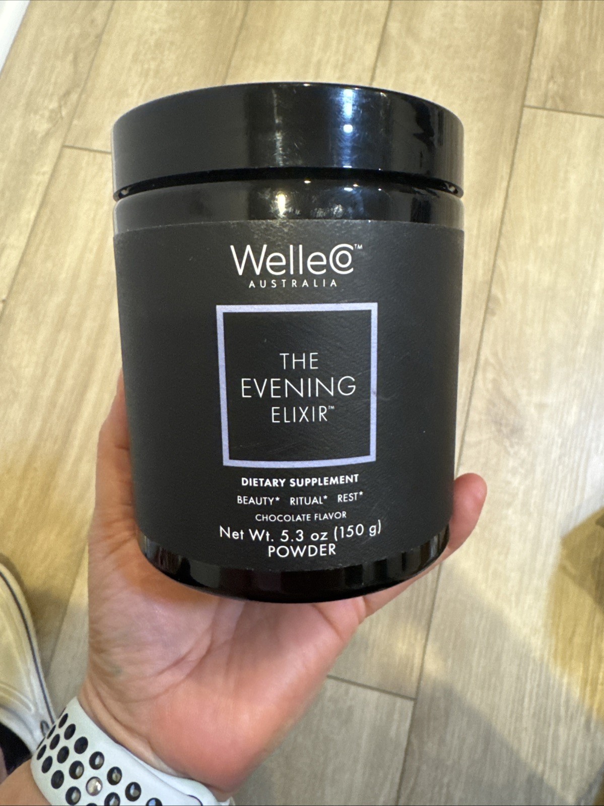 WelleCo Evening Elixir Chocolate 5.3oz 150g Powder Sealed Exp 04/27 Welle Co