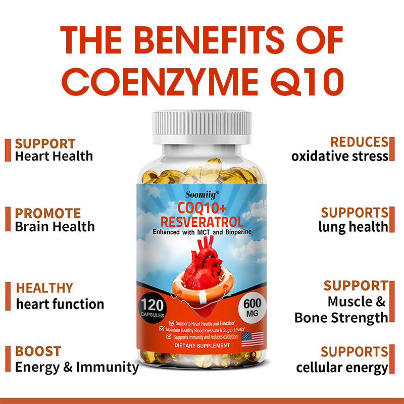 C0010+ RESVERATROL Enhanced with MCT and Bioperine,heart health support