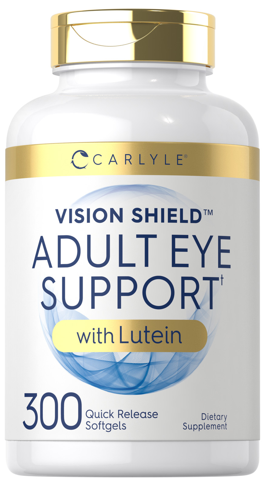 Adult Eye Support | 300 Capsules | Non-GMO & Gluten Free Supplement | by Carlyle