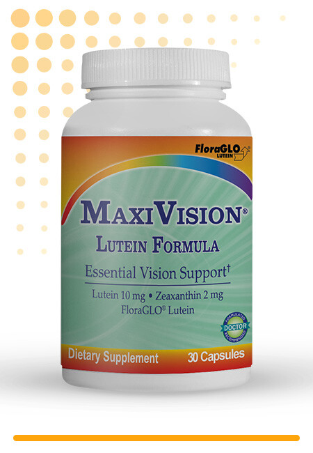 MaxiVision® Lutein Formula – Zeaxanthin & FloraGLO® Lutein – 1 Month Supply