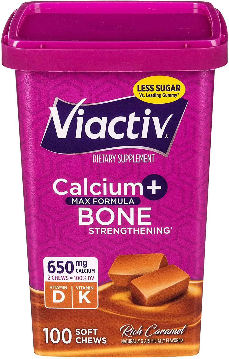 Viactiv Calcium Plus D Chews CARAMEL 100ct __