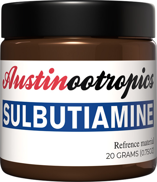 Sulbutiamine 20 grams Memory, Mood, Cognitive Nootropic Supplement