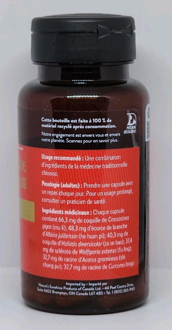 Nature’s Sunshine STR-C Traditional Chinese Medicine 30 Capsules 08/2025
