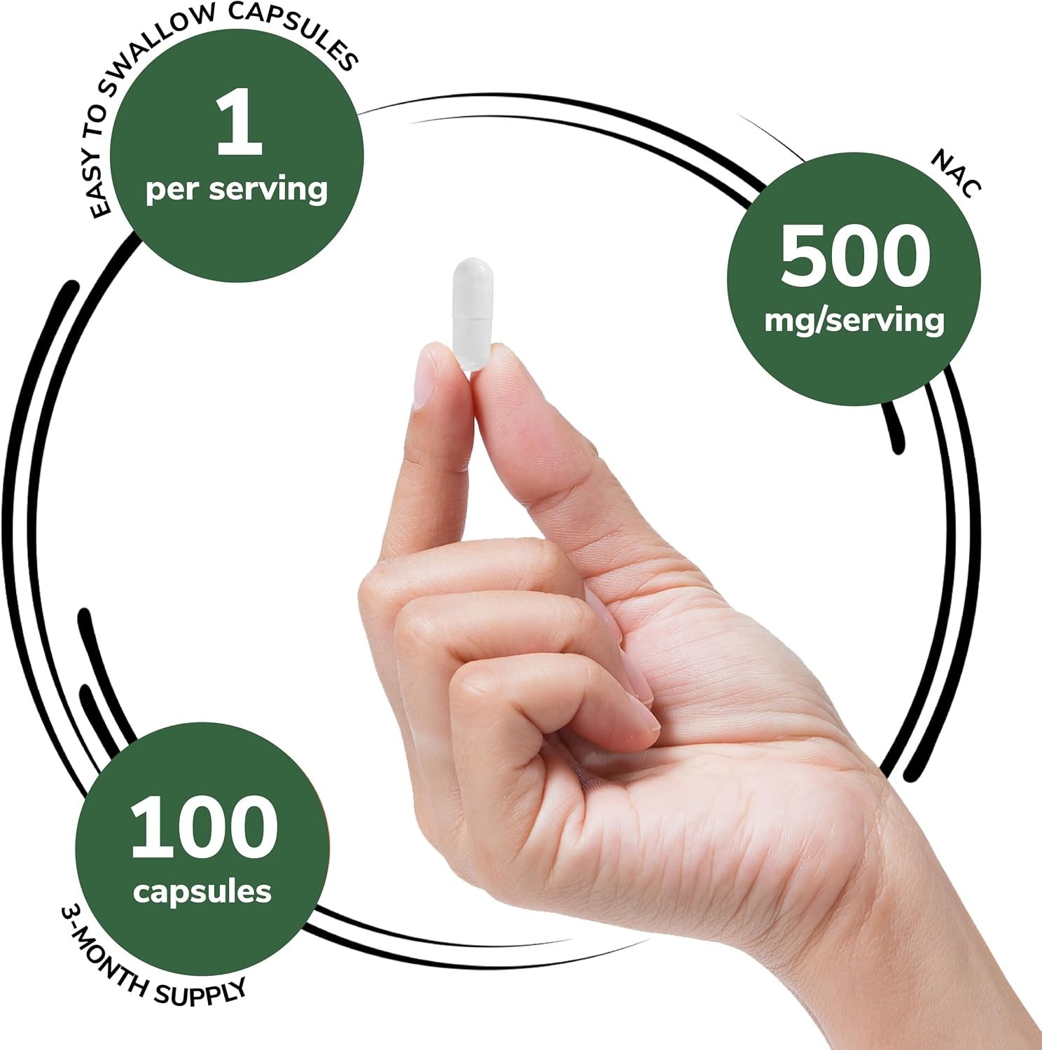 Genex NAC 500mg – 3- Liver & Antioxidant Support