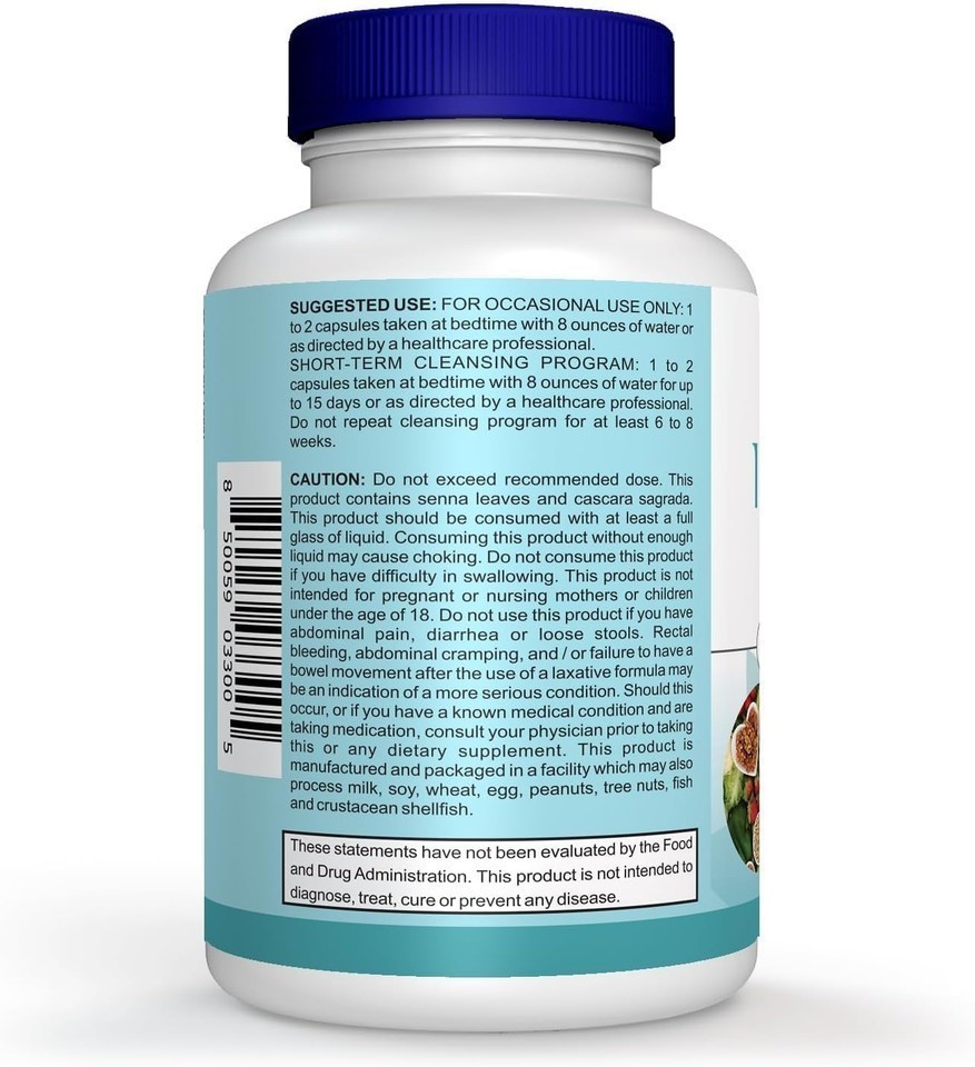 15 Day Gut Cleanse- Gut & Colon Support 30 Capsules Dietary Supplement NEW