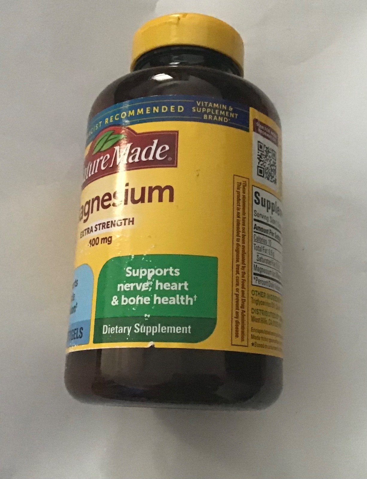 NEW Nature Made Magnesium, 400 mg 150 Count Exp