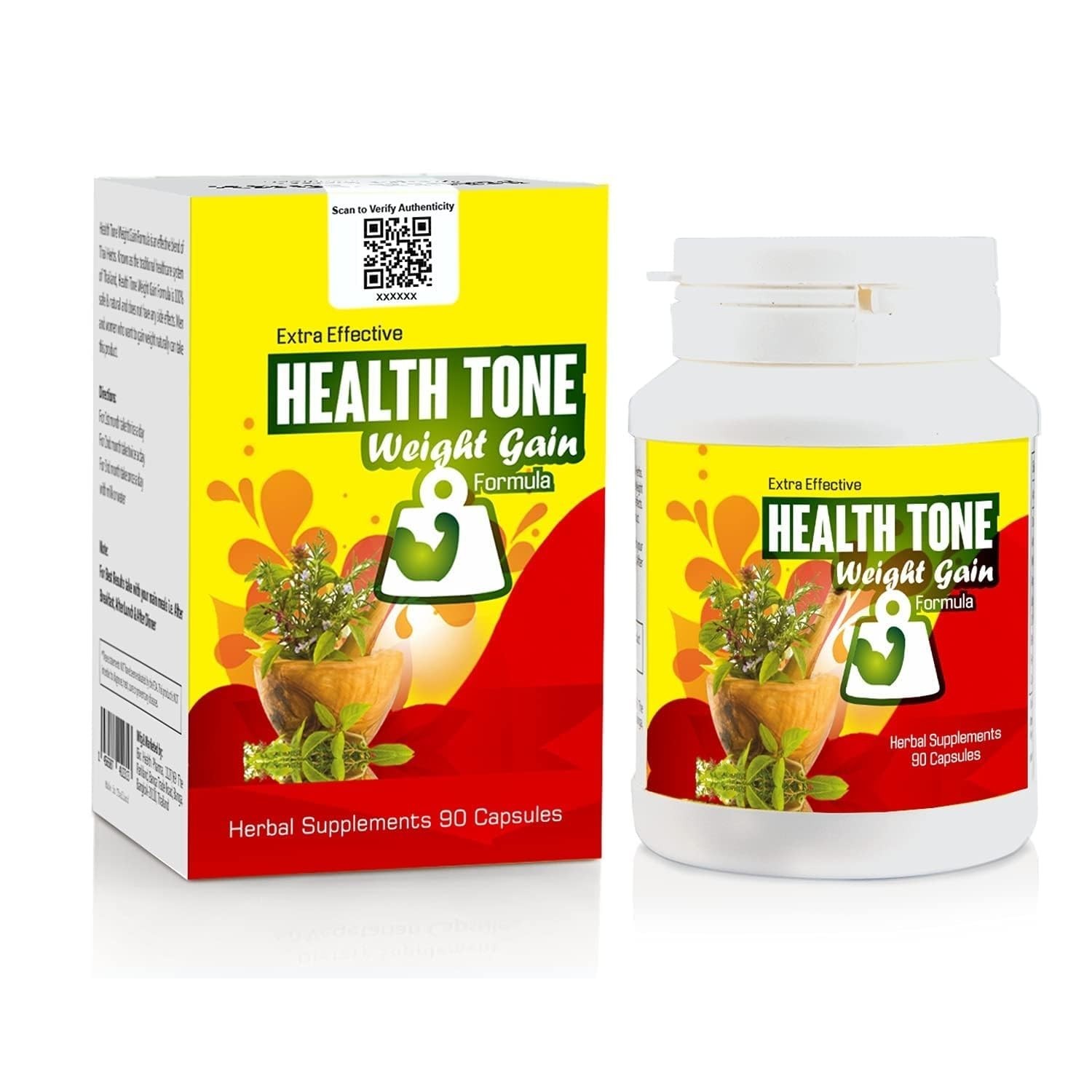 Health Tone Ayurvedic Herbal Supplement – 90 Capsule PACK LONG EXPIRY