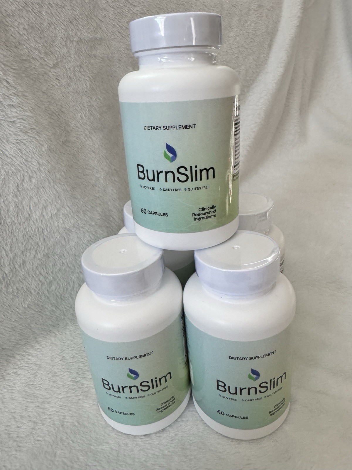 BurnSlim Dietary Supplements 60 Capsules Per Bottle (5) Weight Management