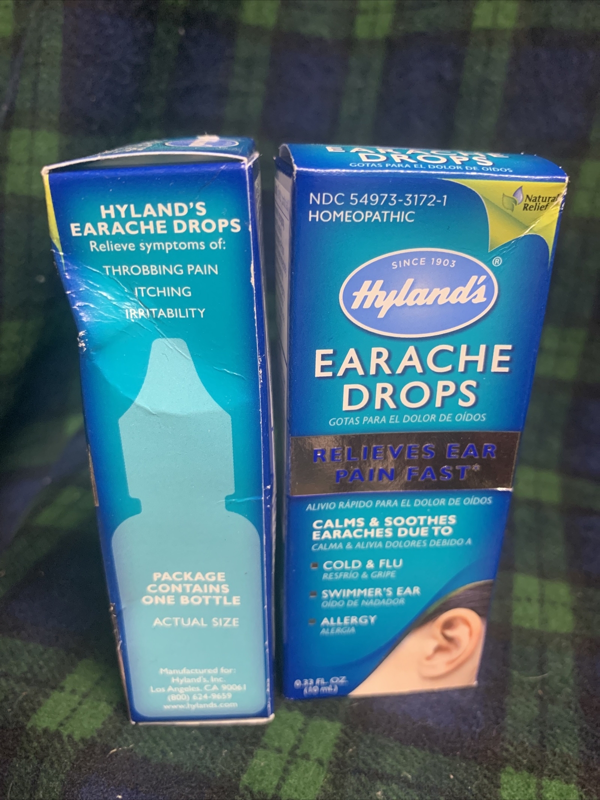 Hyland’s Earache Drops (0.33 fl. oz) 2 Pack