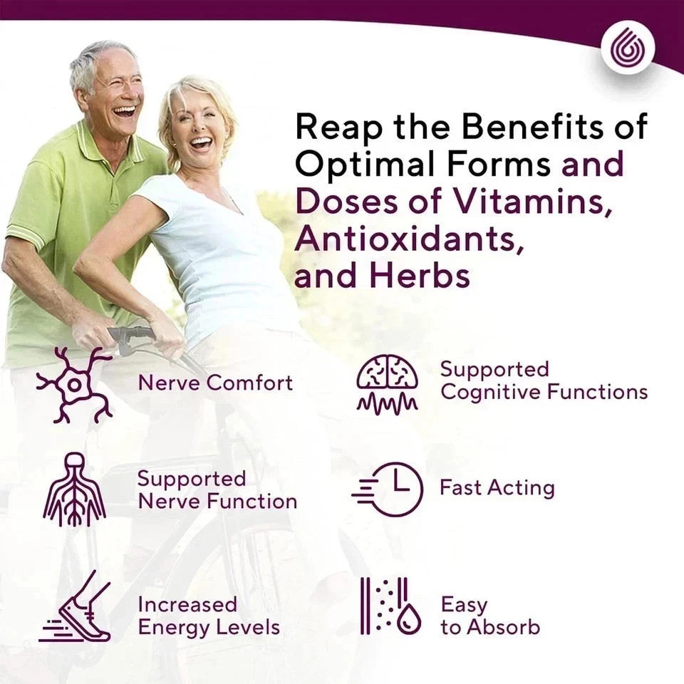NERVE RENEW Advanced Nerve Support – with R-Alpha Lipoic Acid | Pack of 1 F/S