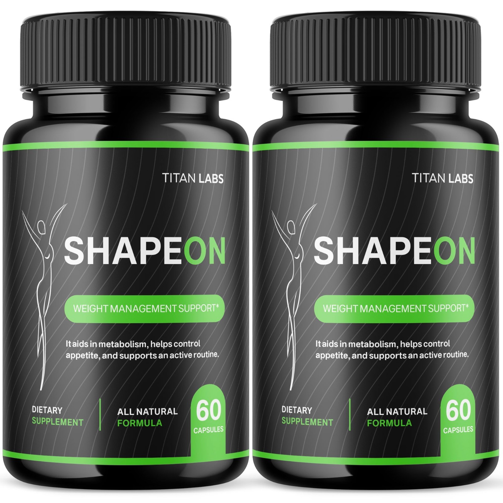 (2 Pack) Shape On Advanced Energy & Fitness Formula Supplement ShapeOn 120 Caps