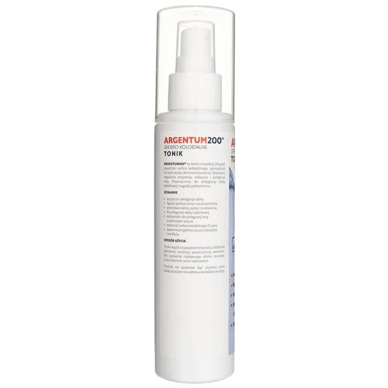 Colloidal Silver 150 ml 5.29 oz mist Facial wash tonic Aura Herbals Argentum200