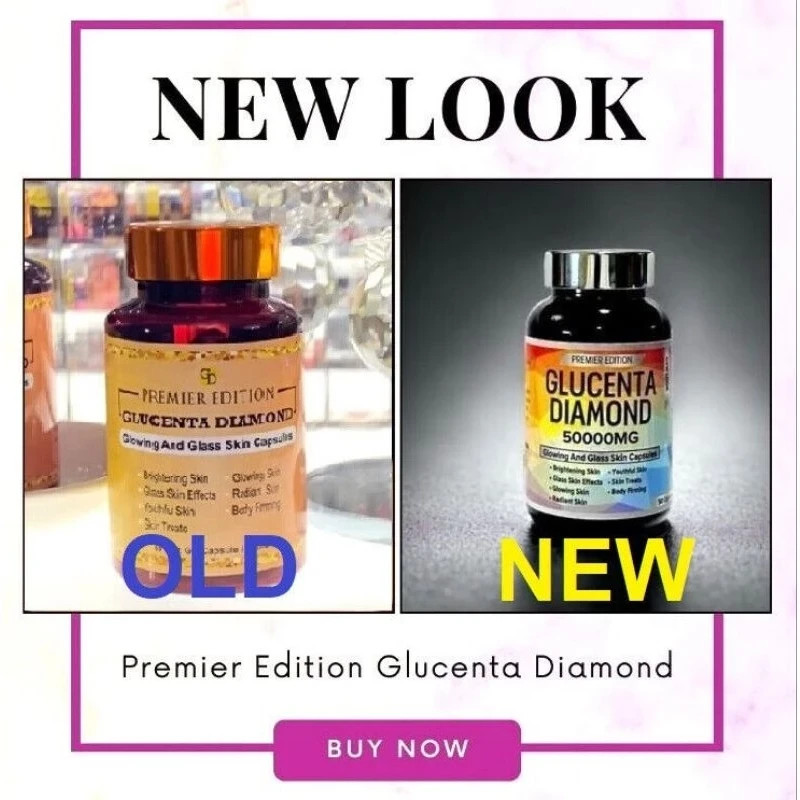 Original Premier Edition Glucenta Diamond Glowing and Glass Skin 50 Softgels