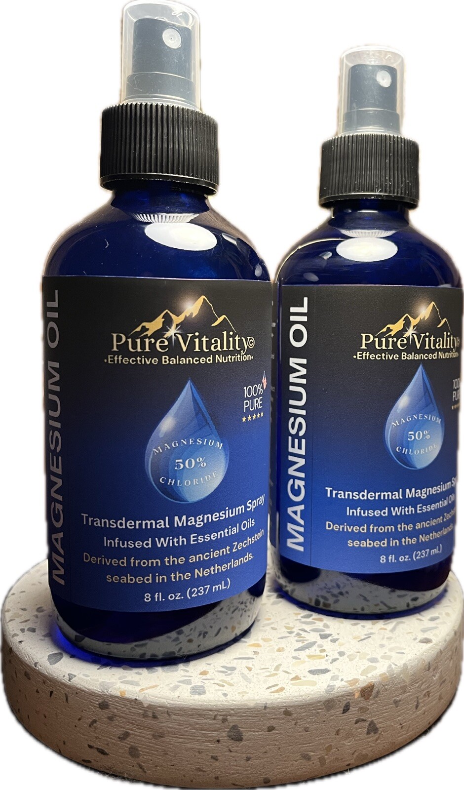 Magnesium Oil Spray 100% Natural High Potency Sourced From The Netherlands
