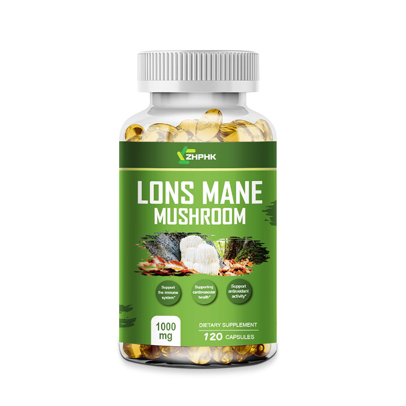 Mushroom Complex Supplement Capsules Lions Mane,Cordyceps Sinensis,Reishi,Chaga